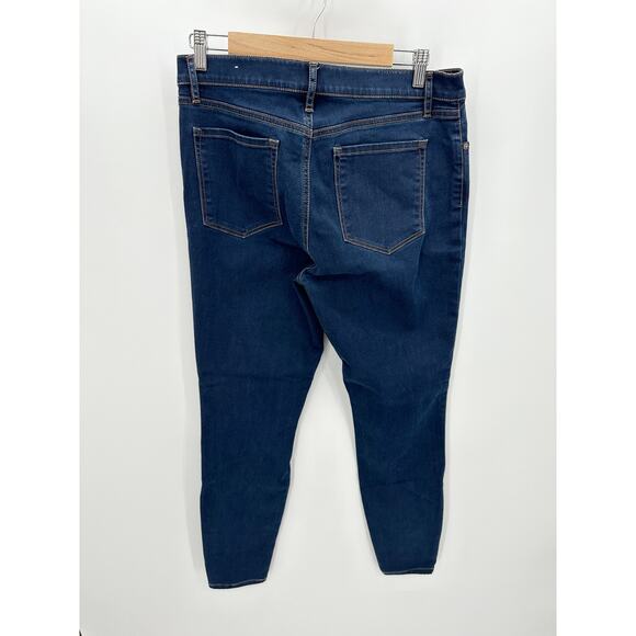 Loft Outlet Dark Wash Legging Denim Jegging Jean Stretch Womens Size 12 - Picture 2 of 7